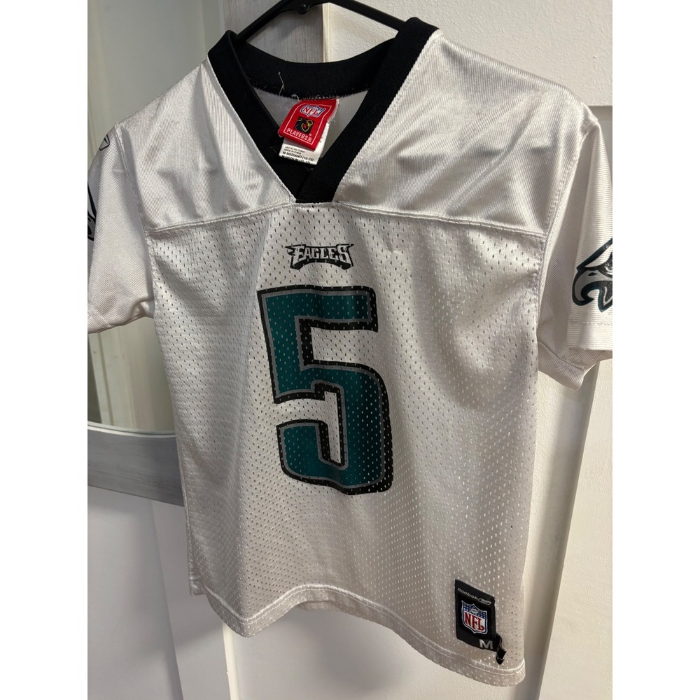 Reebok NFL Philadelphia Eagles Donovan McNabb 5 Youth Jersey White Medium 10-12